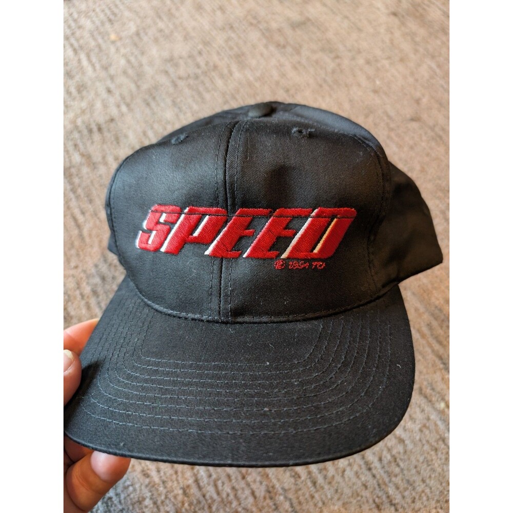 Vtg original 90s 1994 Speed movie promo snapback Hat Keanu Reeves Vintage